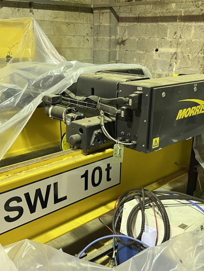 Morris electric overhead crane